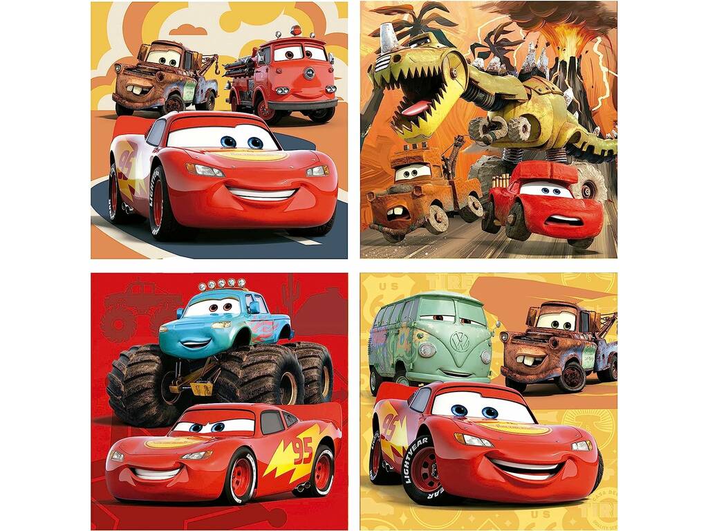 Cars Maletín Puzzles Progresivos 12-16-20-25 Educa 19677