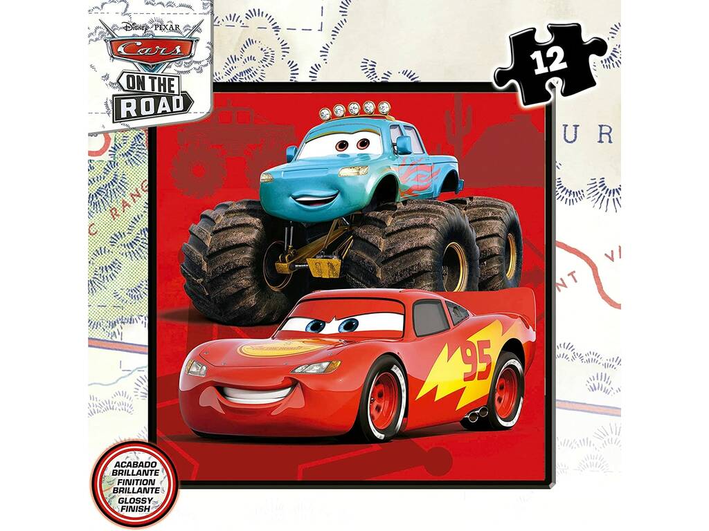 Cars Maletín Puzzles Progresivos 12-16-20-25 Educa 19677