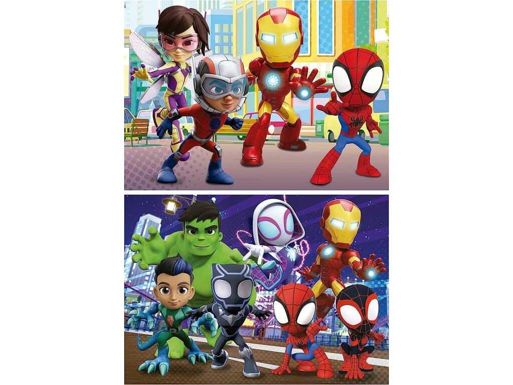Puzzle 2X48 Spidey et ses amis Educa 19678