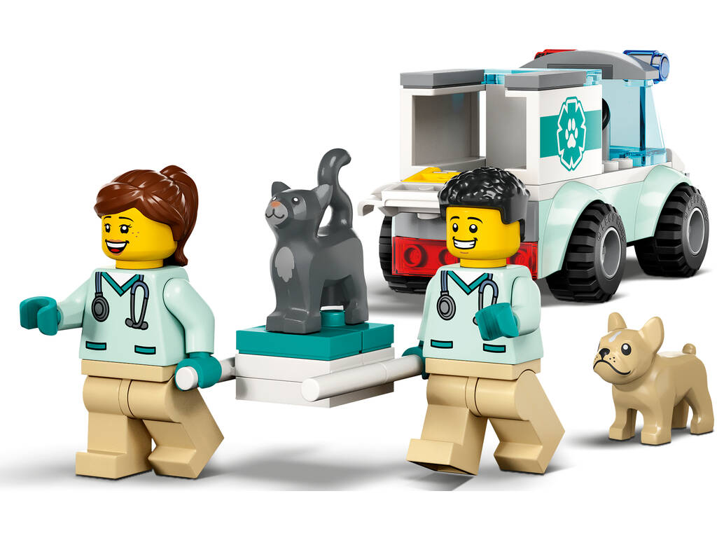 Fourgon de secours vétérinaire Lego City Grands Véhicules 60382