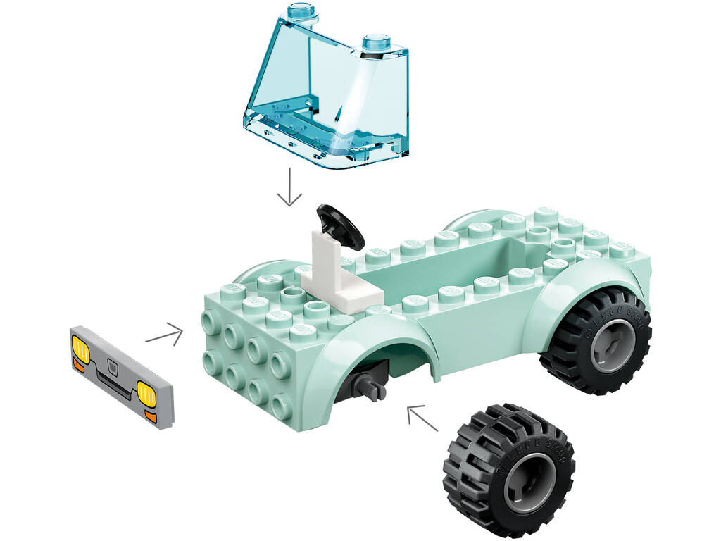 Fourgon de secours vétérinaire Lego City Grands Véhicules 60382