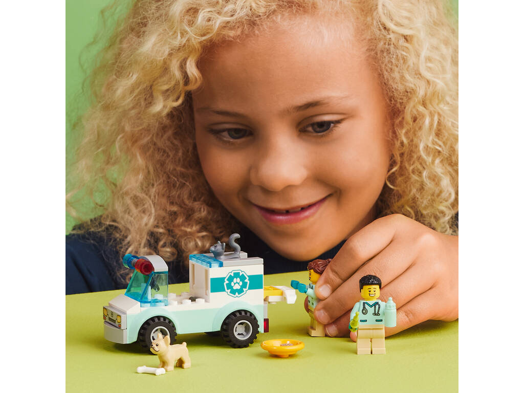 Fourgon de secours vétérinaire Lego City Grands Véhicules 60382
