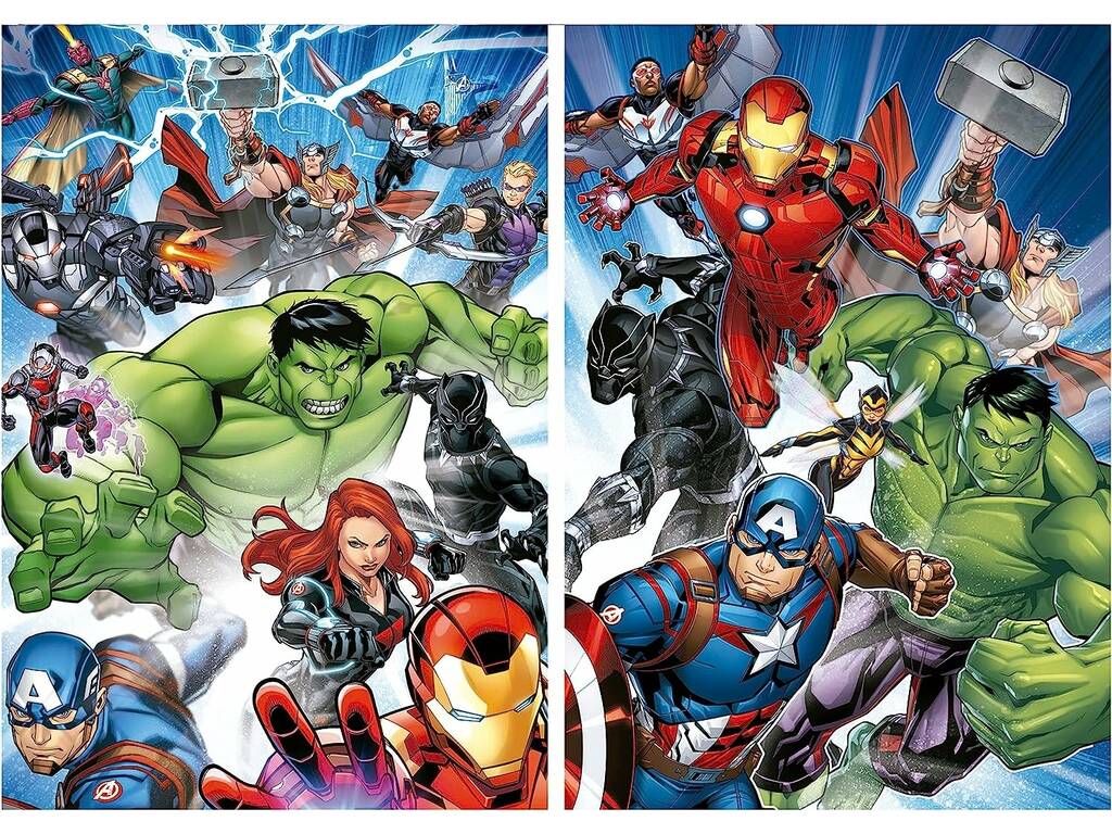 Puzzle 2X100 Avengers Educa 19679