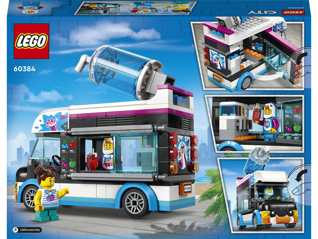 Lego City Grands Véhicules Fourgon à neige Pingouin 60384