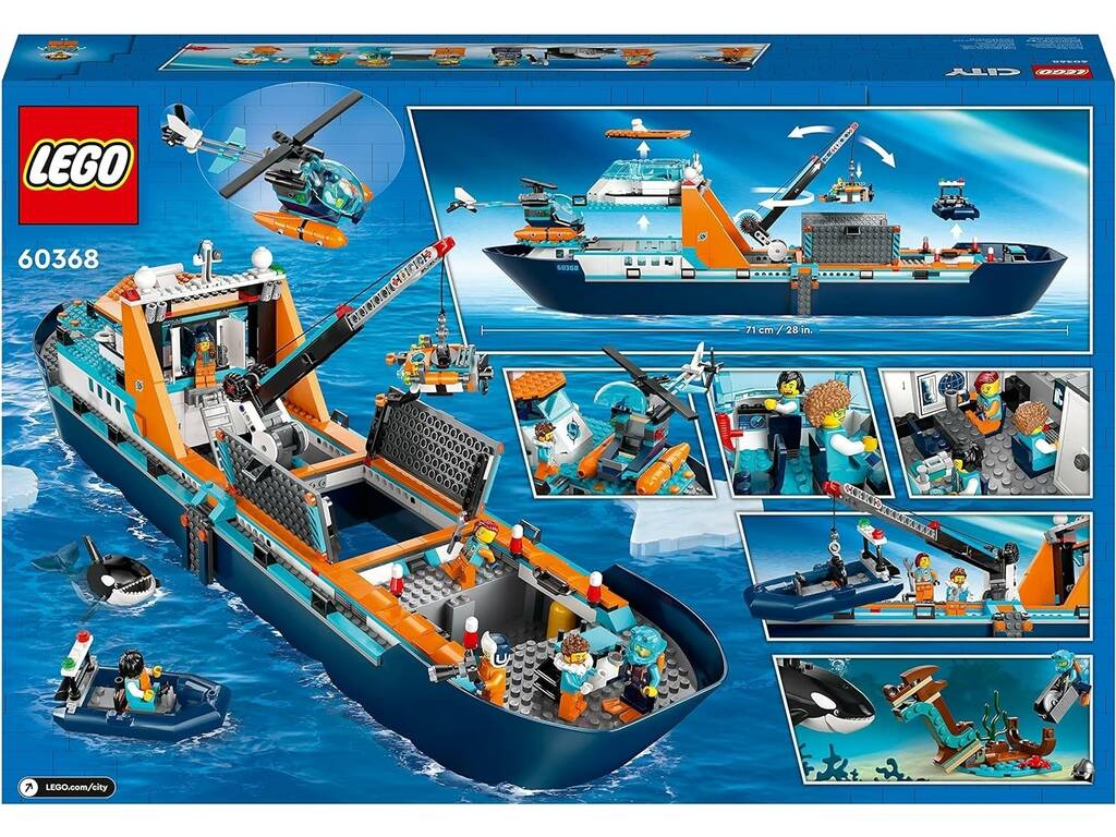 Lego City Bateau des explorateurs de l'Arctique 60368