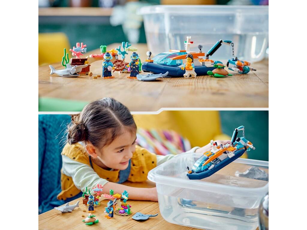 Lego City Barca da esplorazione subacquea 60377