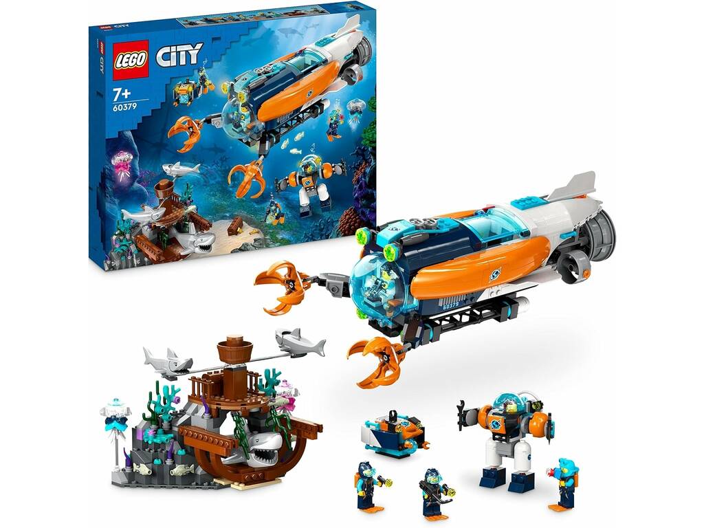 Lego City Submarino de Exploración de las Profundidades 60379