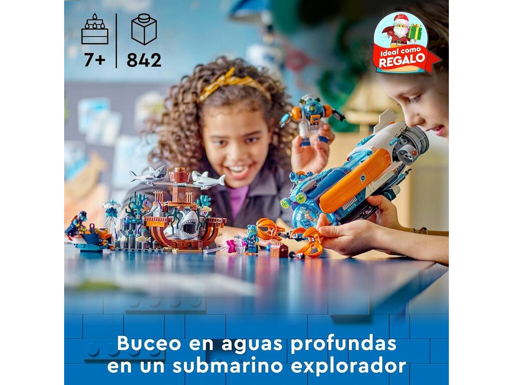 Lego City Submarino de Exploración de las Profundidades 60379