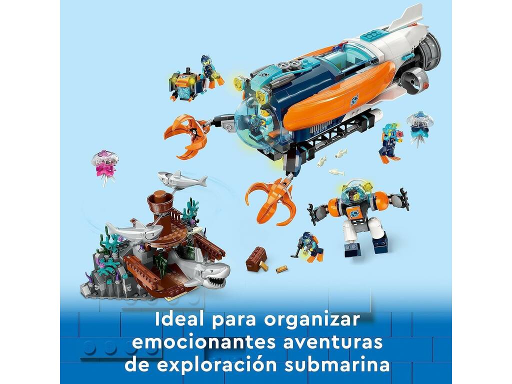 Lego City Submarino de Exploración de las Profundidades 60379