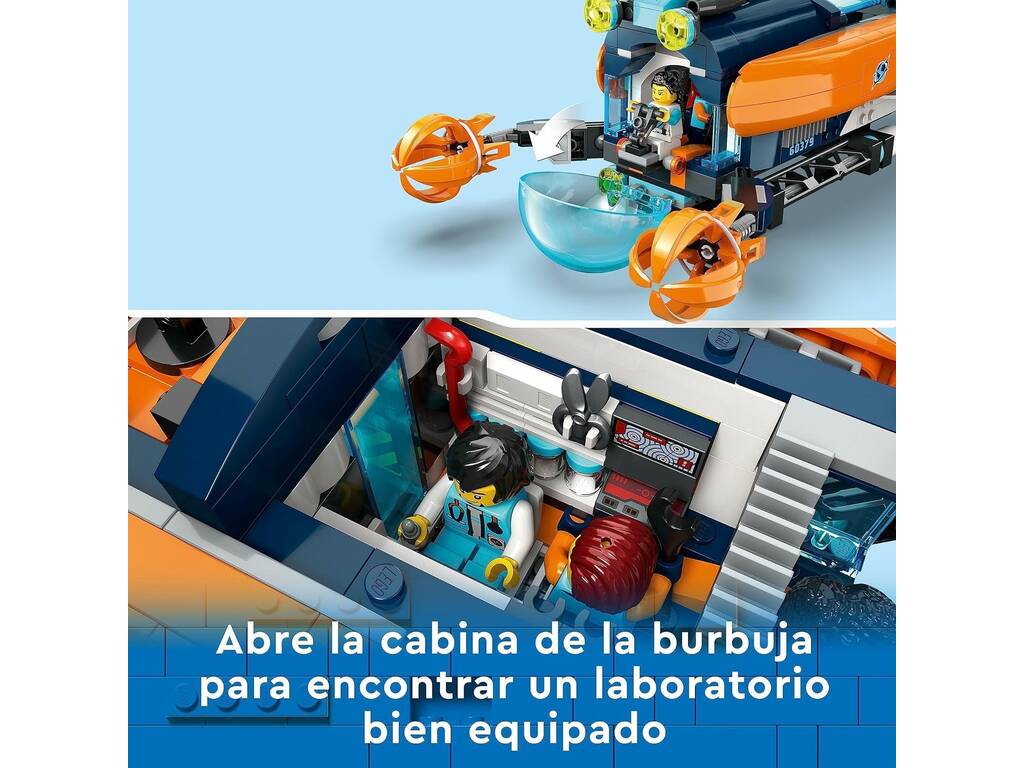 Lego City Submarino de Exploración de las Profundidades 60379