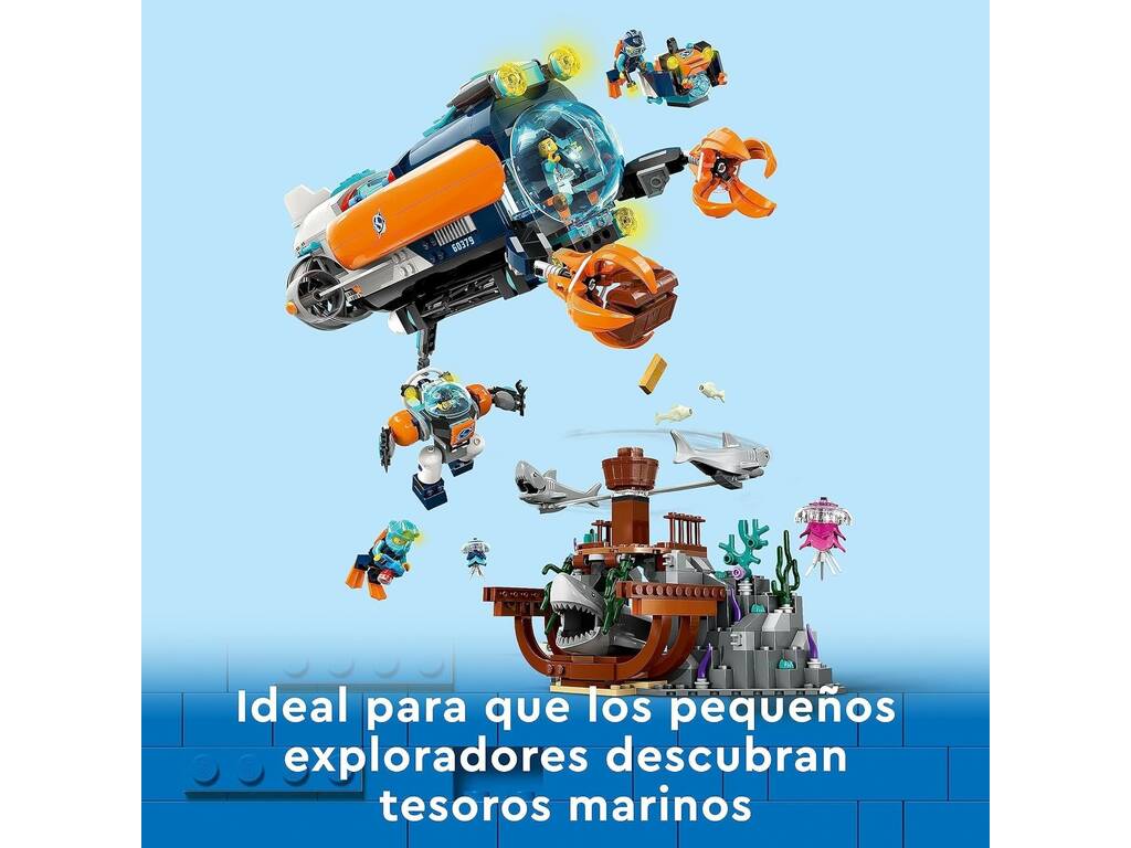 Lego City Submarino de Exploración de las Profundidades 60379