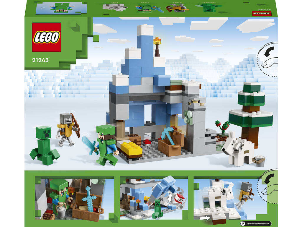 Lego Minecraft I picchi di ghiaccio Lego 21243