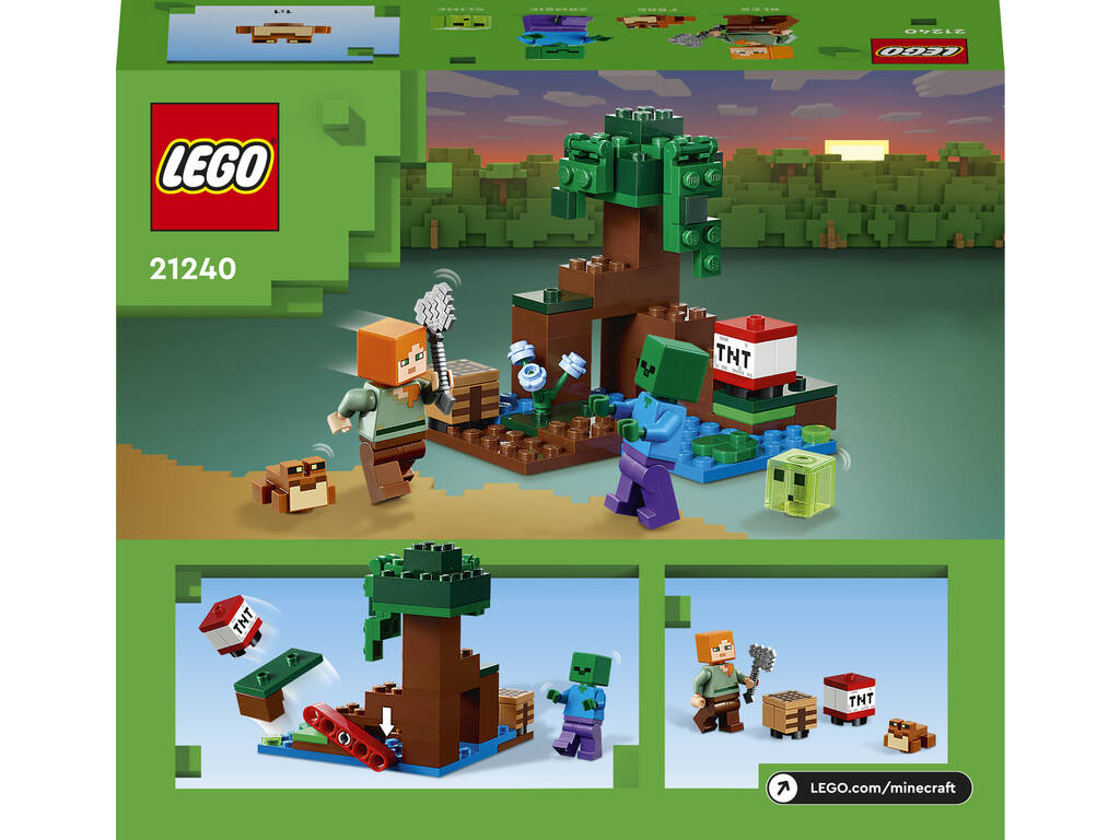 Lego Minecraft L'avventura della palude Lego 21240