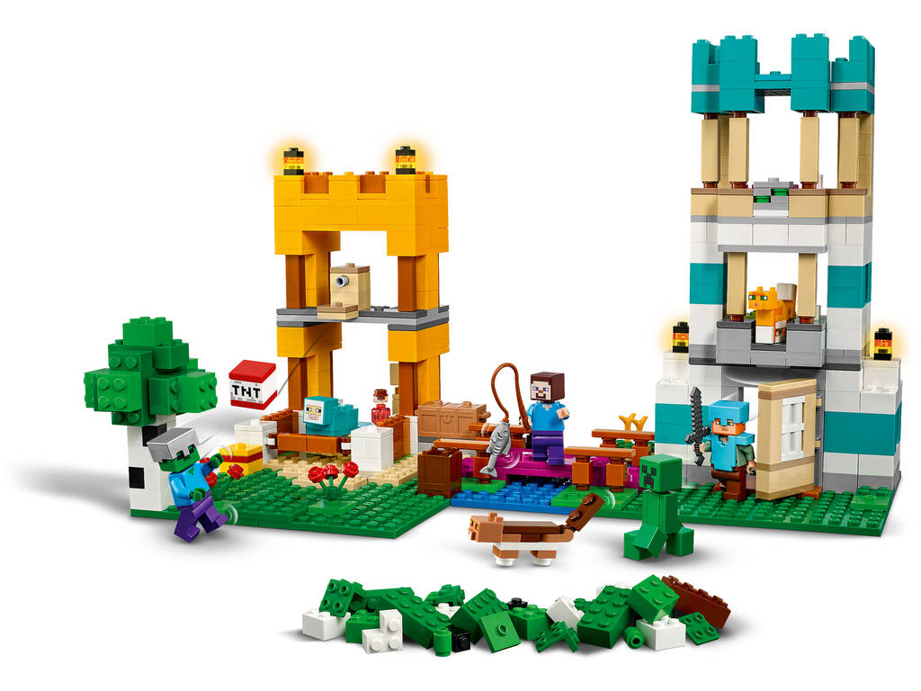 Lego Minecraft Scatola Modulare 4.0 2 in 1 21249