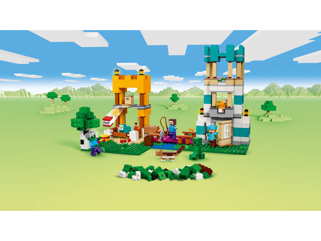 Lego Minecraft Scatola Modulare 4.0 2 in 1 21249