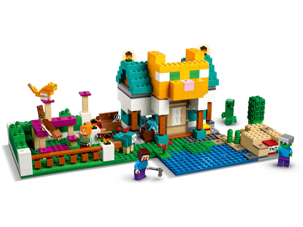 Lego Minecraft Scatola Modulare 4.0 2 in 1 21249
