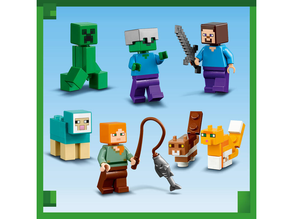 Lego Minecraft Scatola Modulare 4.0 2 in 1 21249