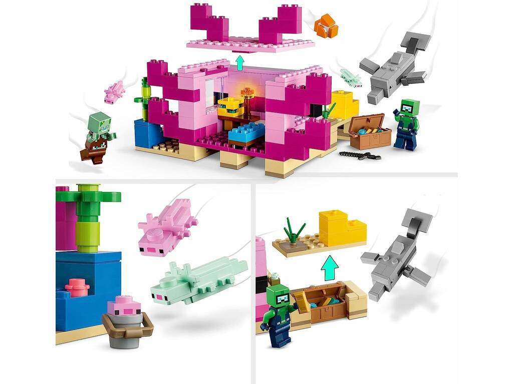 Lego Minecraft La Casa di Ajolote 21247