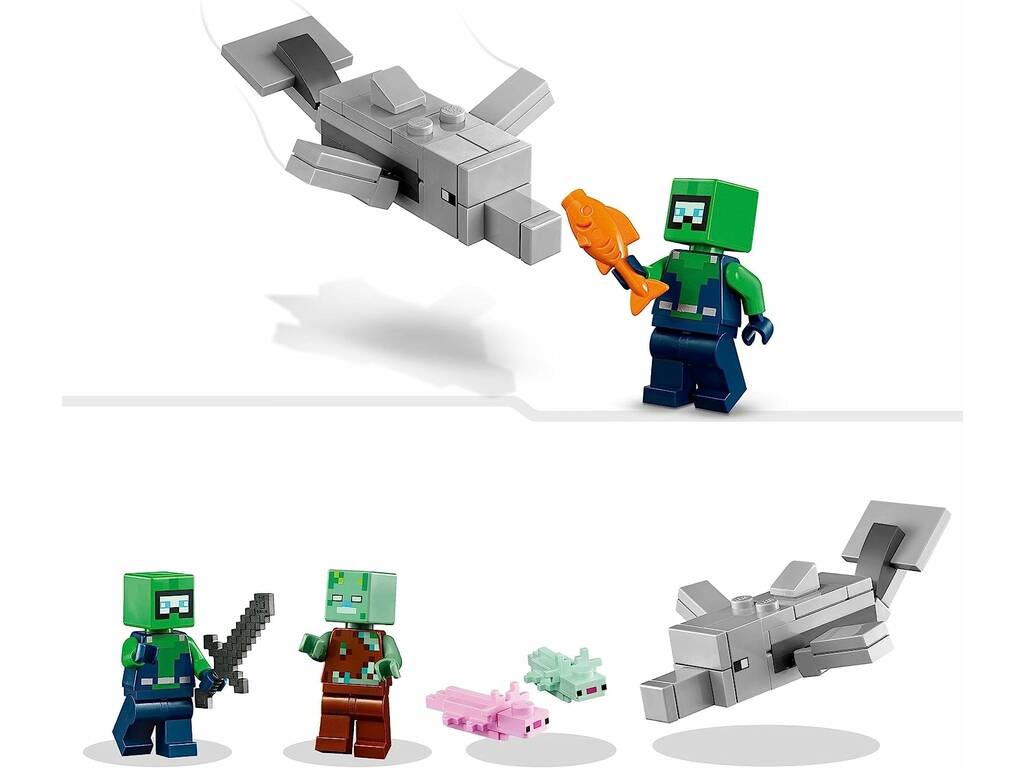 Lego Minecraft La Casa di Ajolote 21247