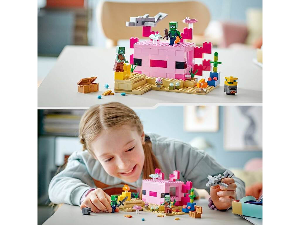 Lego Minecraft La Casa di Ajolote 21247