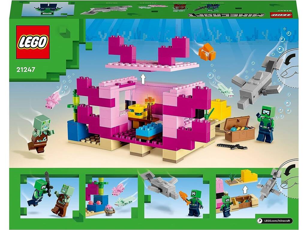 Lego Minecraft La Casa di Ajolote 21247