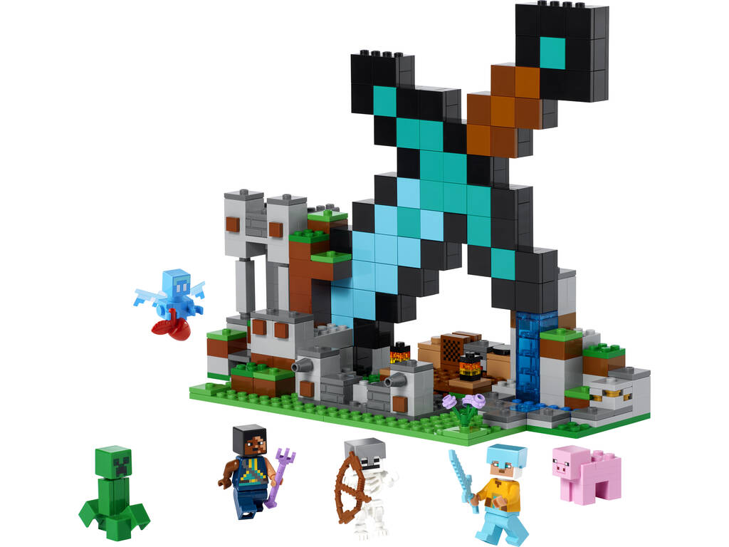 Lego Minecraft La Fortification Epée 21244 