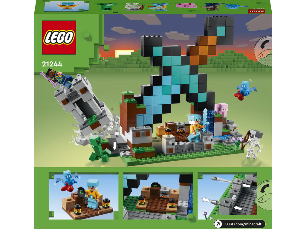 Lego Minecraft La Fortification Epée 21244 