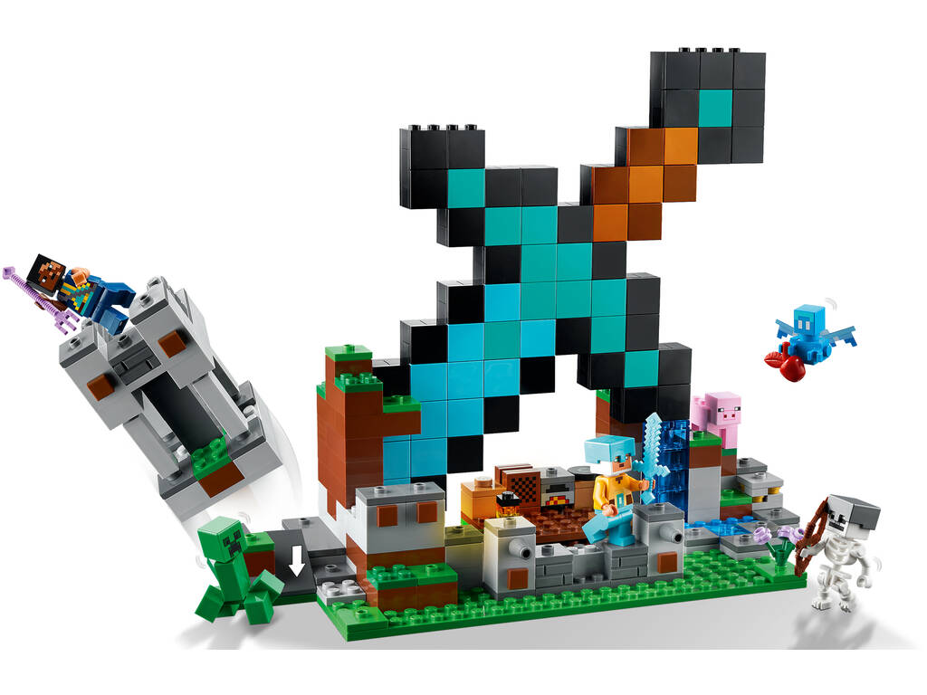 Lego Minecraft La Fortification Epée 21244 