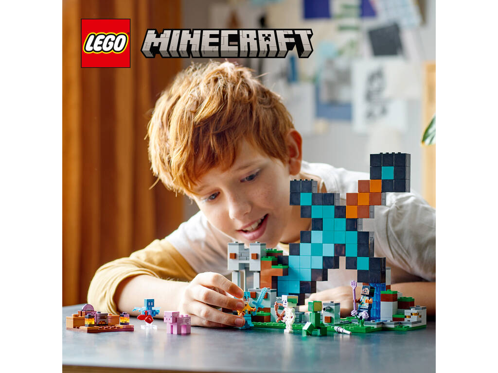 Lego Minecraft La Fortification Epée 21244 