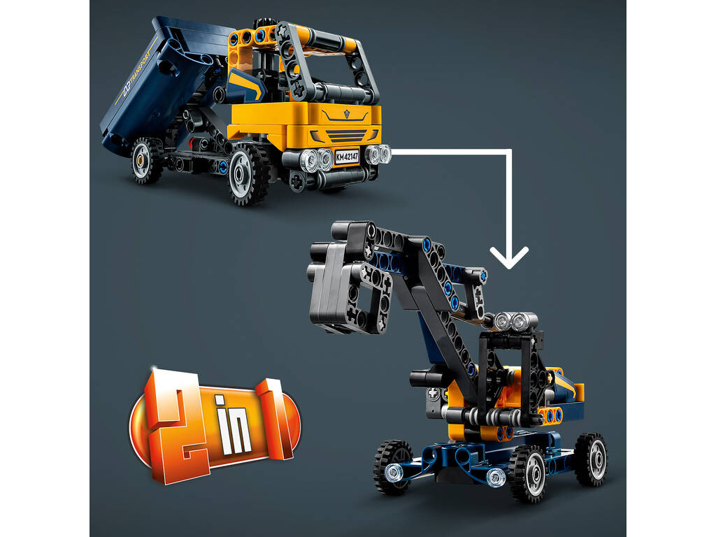 Lego Technic Camion dumper 42147