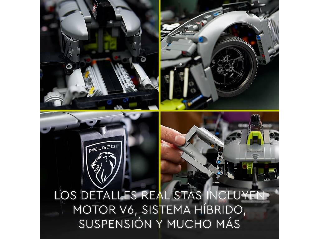 Lego Technic Peugeot 9X8 24H Le Mans Hybride Hypercar 42156