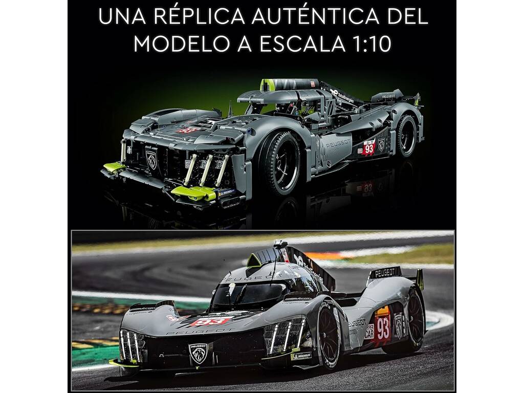 Lego Technic Peugeot 9X8 24H Le Mans Hybride Hypercar 42156