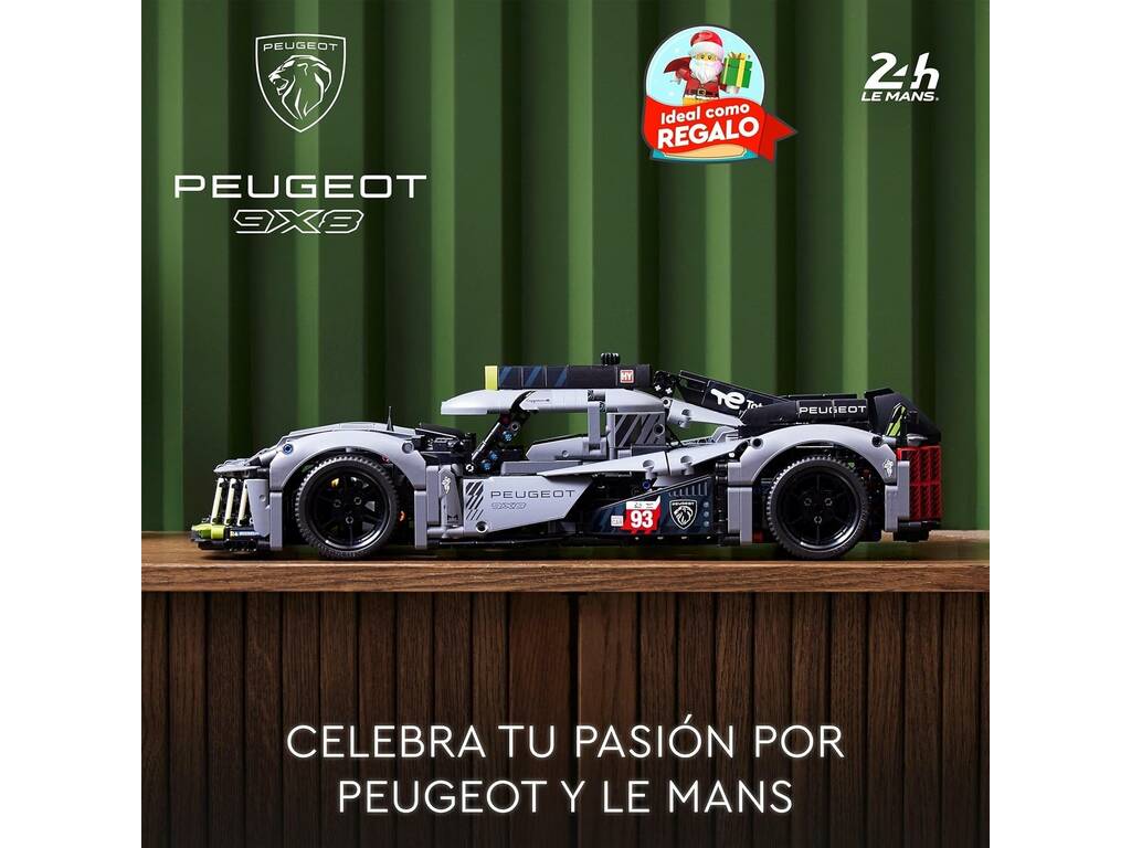 Lego Technic Peugeot 9X8 24H Le Mans Hybride Hypercar 42156