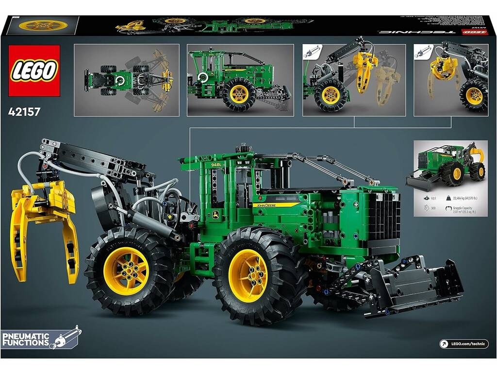 Lego Technic Skidder John Deere 948L-II 42157