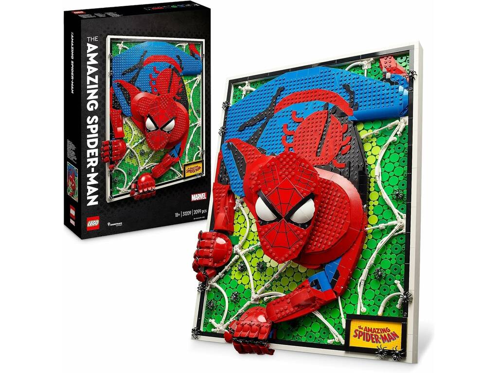 Lego Art L'incroyable homme araignée 31209
