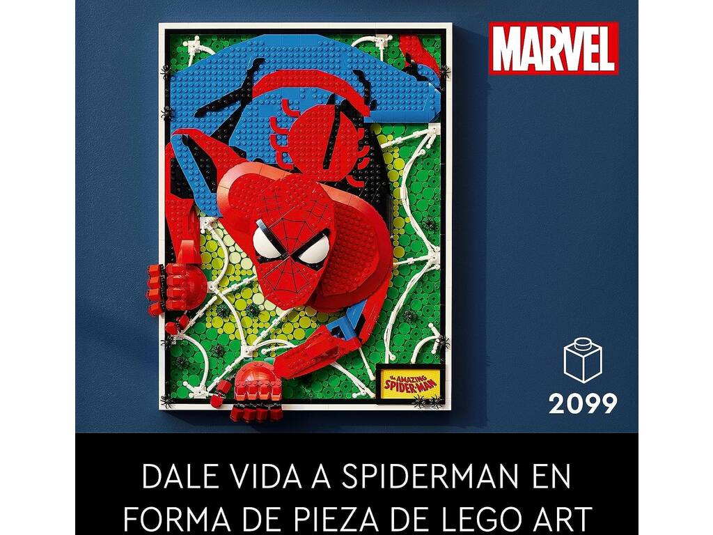 Lego Art L'incroyable homme araignée 31209