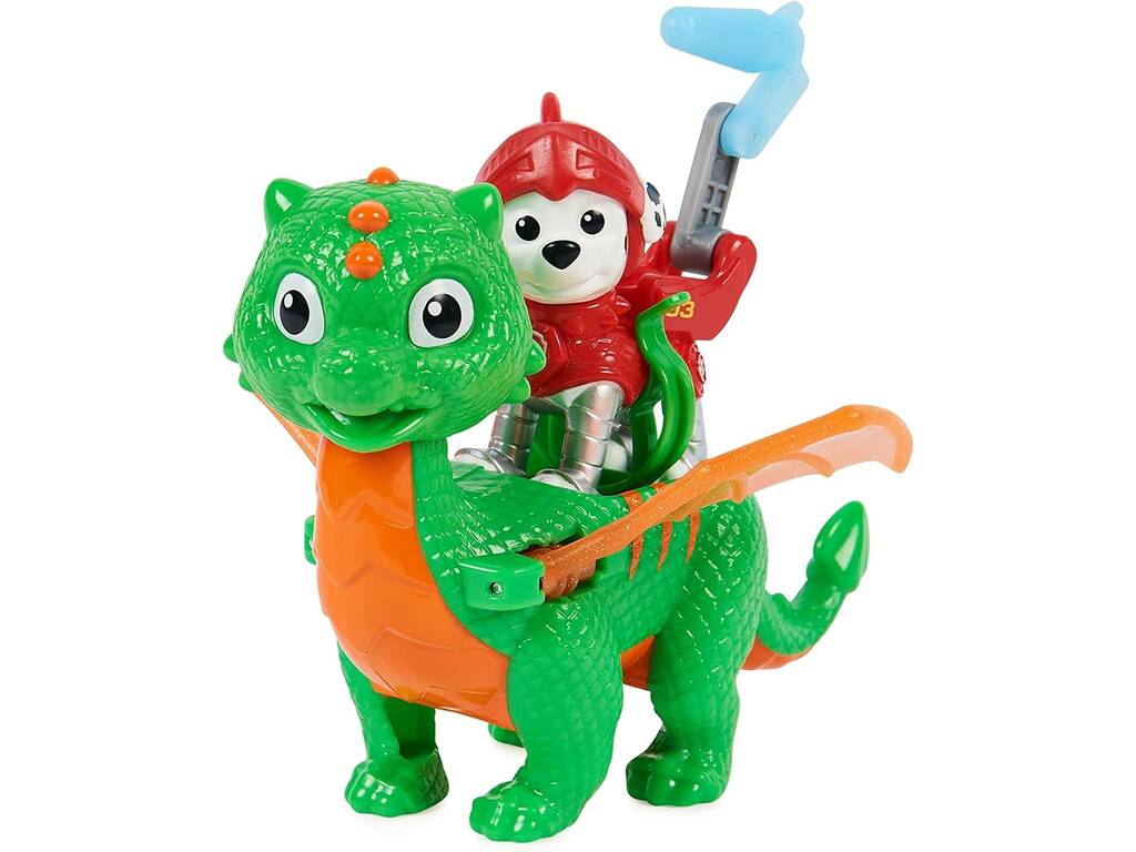 Patrulla Canina Rescue Knights Figura Marshall con Dragón Jade Spin Master 6063593