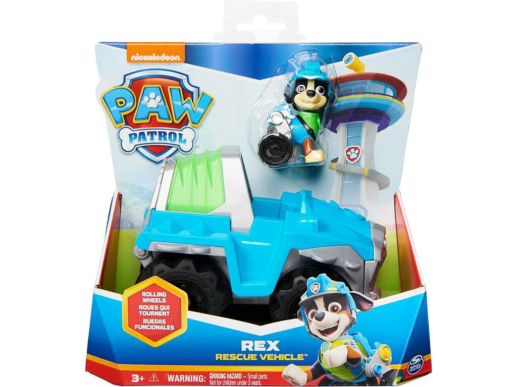 Patrulla Canina Vehículo Clásico Rex Spin Master 6063452