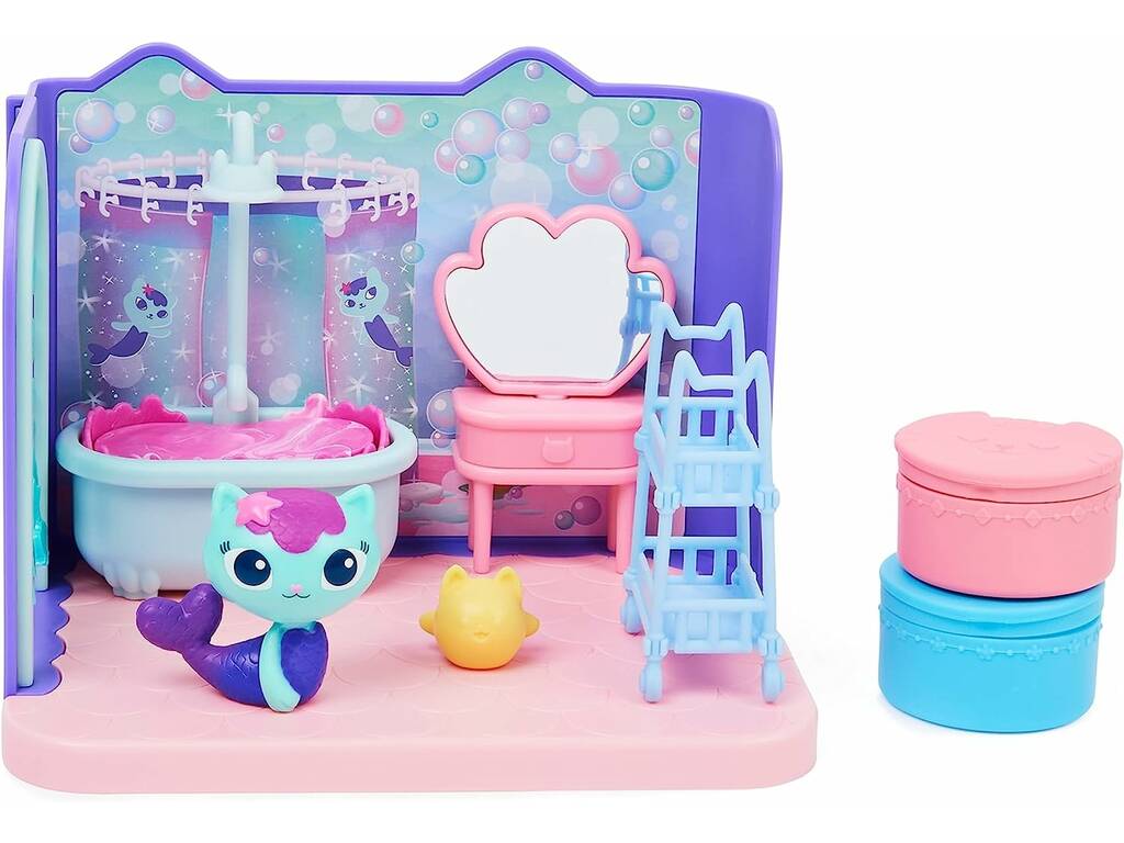 A Casa de Bonecas de Gabby Quarto Deluxe Banheiro Spin Master 6062036