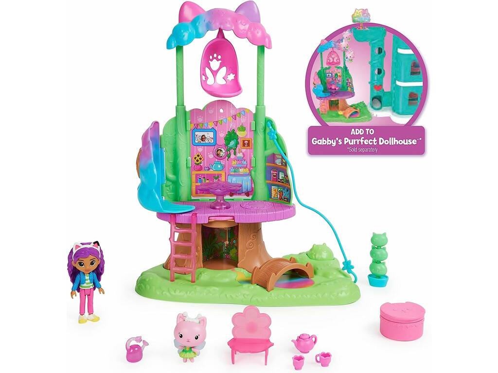 La casa delle bambole di Gabby Playset La casa sull'albero di Hadigata Spin Master 6061583