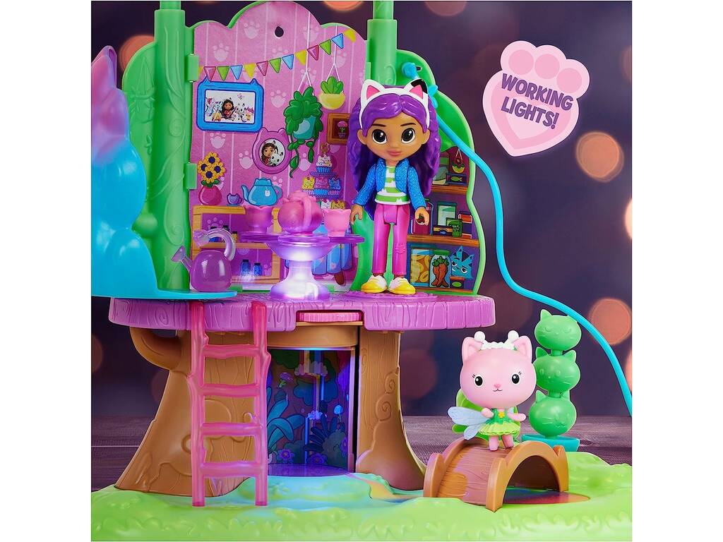 La casa delle bambole di Gabby Playset La casa sull'albero di Hadigata Spin Master 6061583