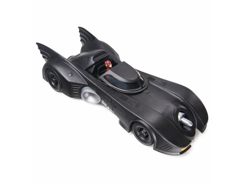 The Flash Batmobile con Flash e Batman 10 cm. Spin Master 6065275