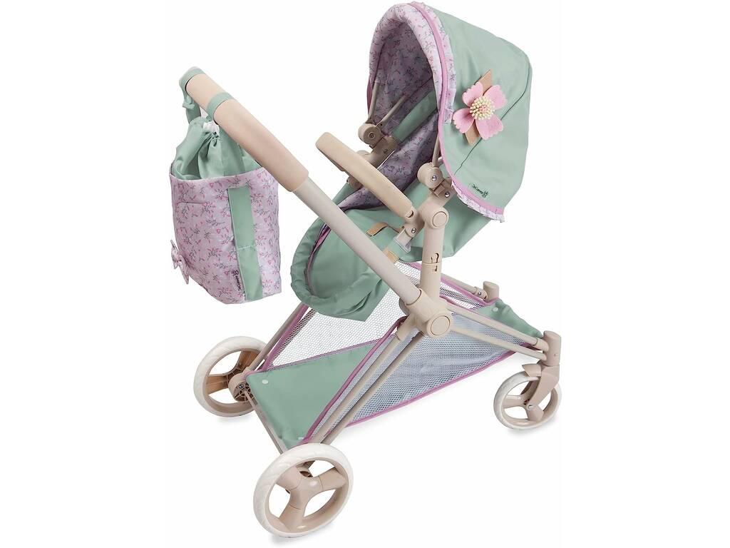 Chariot de poupées pliable 3 en 1 Provence Decuevas 81745