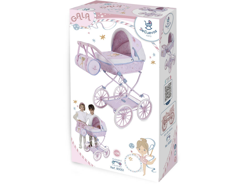 Poussette de Poupées Pliable Gala DeCuevas 80051