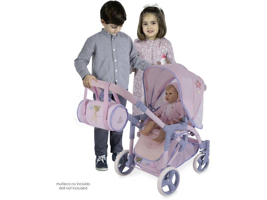 Gala Decuevas 3 en 1 chariot pliable pour poupées 81651