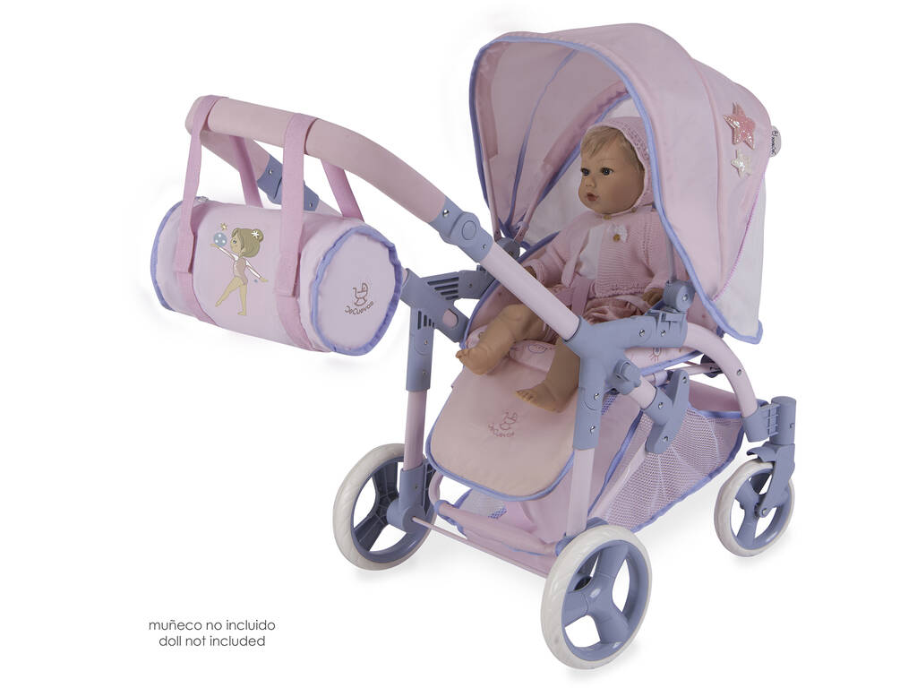 Gala Decuevas 3 en 1 chariot pliable pour poupées 81651