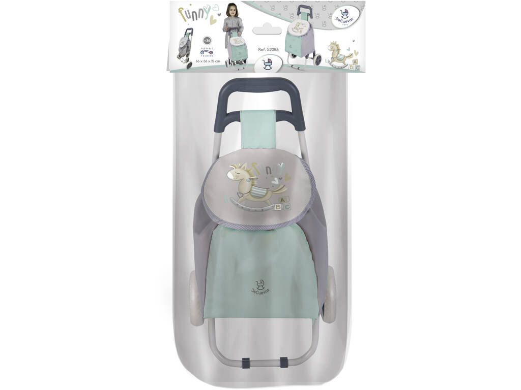 Carrito de la Compra Verde Funny DeCuevas 52082