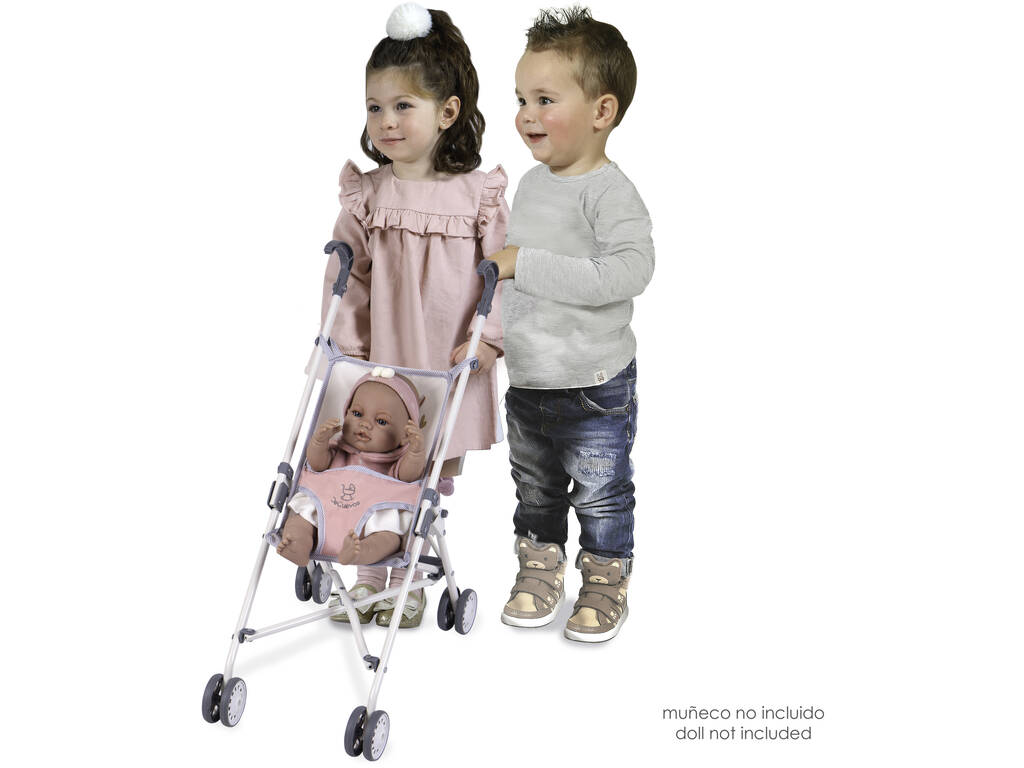 Poussette de Poupées Fauteuil Pliable Rose Funny DeCuevas 90086