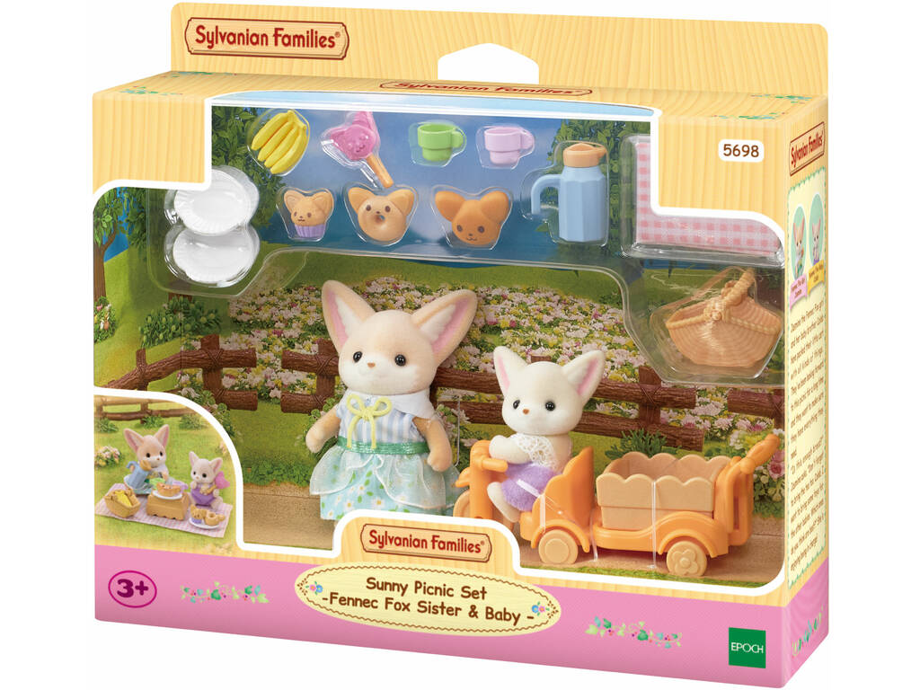 Sylvanian Families Set Pic-nic Fratelli Volpe del Deserto Epoch Para Imaginar 5698