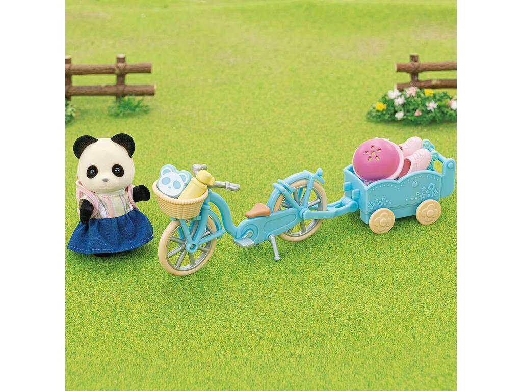 Sylvanian Families Set di biciclette e pattini Rosalina Panda Pookie Epoch Para Imaginar 5652